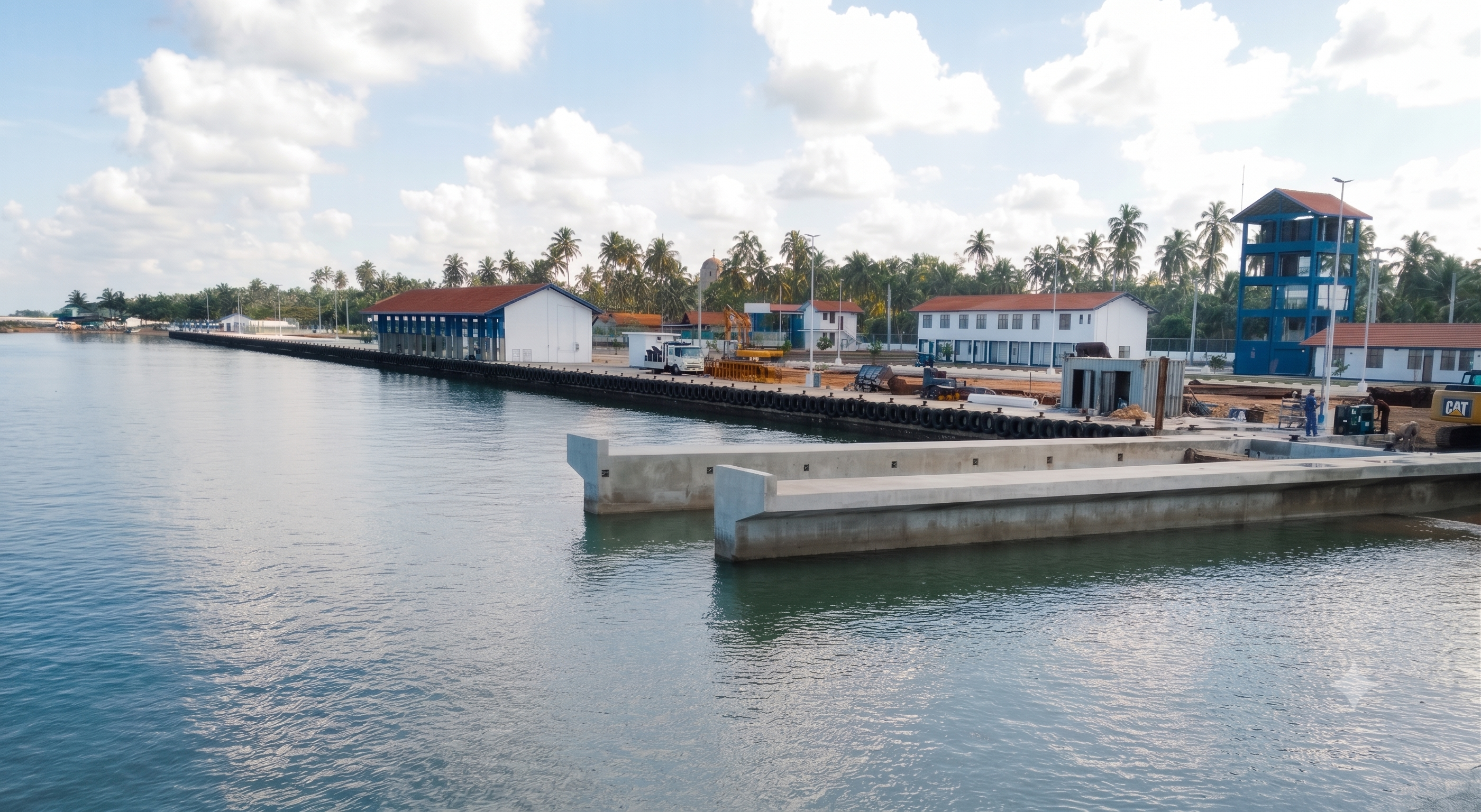 Construction of Fishery Harbor at Wellamankara Wennappuwa - RR Construction Sri Lanka
